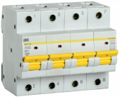 KARAT Автоматический выключатель ВА47-150 4P D 125А 15кА IEK, MVA50-4-125-D
