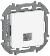 IEKINSPIRIA Розетка телефонная RJ11 6738201 белый IEK