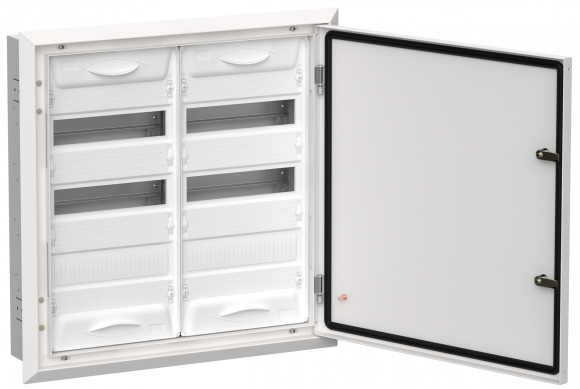IEK TITAN 5 Корпус металлический ЩРв-72 (2х36) 630х625х130мм IP31 белый (одна дверь) IEK, TI5-50-V-2X036-31