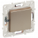 IEK SKANDY Выключатель 1-клавишный перекрестный 10А SK-V03Sh шампань , SK-V13-0-10-K37