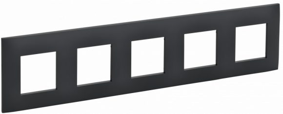 IEK SKANDY Рамка 5-местная SK-F05G графит IEK, SK-M52-K53
