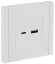 IEK FORTE&PIANO Розетка USB A+C 18Вт FP251 белый , FP-U22-018-K01 IEK FORTE&PIANO Розетка USB A+C 18Вт FP251 белый , FP-U22-018-K01