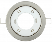 LIGHTING Светильник 4114 встраиваемый под лампу GX53 хром матовый IEK, LUVB0-GX53-1-K27