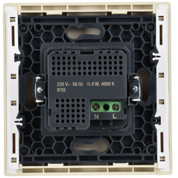 IEK FORTE&PIANO Подсветка LED встраиваемая с датчиком движения FP456 ваниль , FP-MS11-N-150-05-K10 IEK FORTE&PIANO Подсветка LED встраиваемая с датчиком движения FP456 ваниль , FP-MS11-N-150-05-K10