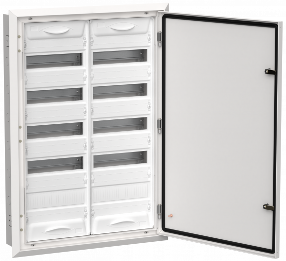 IEK TITAN 5 Корпус металлический ЩРв-120 (2х60) 880х625х130мм IP31 белый (одна дверь) IEK, TI5-50-V-2X060-31