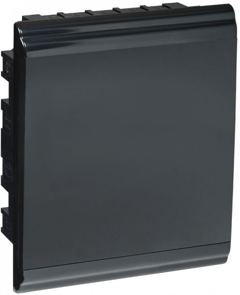 IEK PRIME Корпус пластиковый ЩРВ-П-24 модуля встраиваемый черный IP41 IEK, MKP13-V-01-24-41-K02