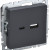 BRITE Розетка USB A+C 18Вт РЮ11-1-БрГ графит IEK, BR-U22-018-K53