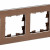 BRITE Рамка 4-местная РУ-4-1-Бр металл коричневый RE AL IEK, BR-M42-M-21-K30