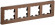IEK BRITE Рамка 4-местная РУ-4-1-Бр металл коричневый RE AL IEK, BR-M42-M-21-K30 IEK BRITE Рамка 4-местная РУ-4-1-Бр металл коричневый RE AL IEK, BR-M42-M-21-K30