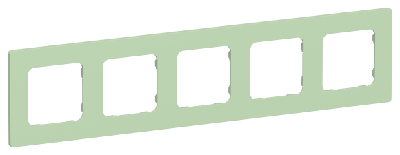 IEK FLITE Рамка 5-местная РУ-5-К-ФлФ фисташковый IEK, FI-M52-32-20-K93