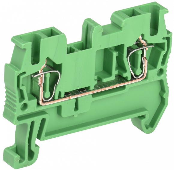 IEK Клемма пружинная КПИ 2в-1,5 17,5А зеленый IEK, YZN11-001-K06