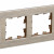 BRITE Рамка 4-местная РУ-4-1-Бр металл шампань RE AL IEK, BR-M42-M-21-K37