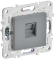 IEK SKANDY Розетка компьютерная RJ45 кат.5E SK-K01Gr серый , SK-K10-1-K03