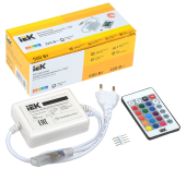 Контроллер с ПДУ ИК RGB 3 канала 220В 1А 500Вт IEK, LSC1-RGB-500-IR-20-220-B
