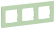 IEK FLITE Рамка 3-местная РУ-3-К-ФлФ фисташковый IEK, FI-M32-32-20-K93, Classic