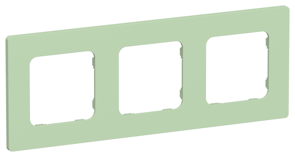 IEK FLITE Рамка 3-местная РУ-3-К-ФлФ фисташковый IEK, FI-M32-32-20-K93