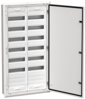 TITAN 5 Корпус металлический ЩРв-168 (2х84) 1130х625х130мм IP31 белый (одна дверь) IEK, TI5-50-V-2X084-31