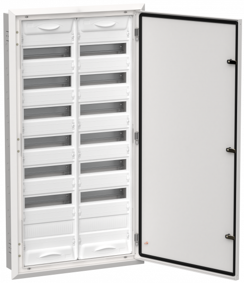 IEK TITAN 5 Корпус металлический ЩРв-168 (2х84) 1130х625х130мм IP31 белый (одна дверь) IEK, TI5-50-V-2X084-31