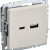 BRITE Розетка USB A+C 18Вт РЮ11-1-БрКр бежевый IEK, BR-U22-018-K10