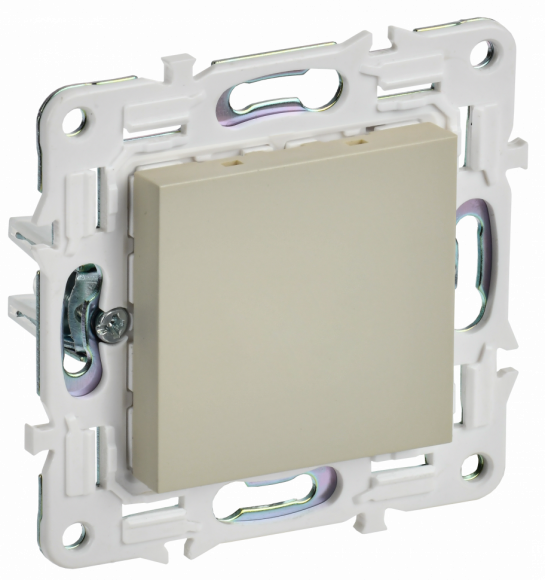 IEK SKANDY Заглушка с суппортом SK-C01B бежевый IEK, SK-PL10-K10