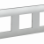 SKANDY Рамка 5-местная SK-F05S серебряный IEK, SK-M52-K23