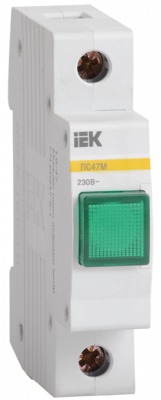 IEK Сигнальная лампа ЛС-47М (зеленая) (матрица) IEK, MLS20-230-K06