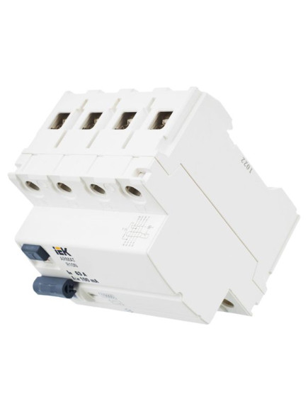 IEK ARMAT Выключатель дифференциального тока R10N 4P 63А 100мА тип AC IEK, AR-R10N-4-063C100