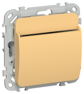 FLITE Выключатель карточный 30А ВК-0-ФлЗ золотарник IEK, FI-V11-0-10-K90
