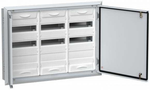 IEK TITAN 5 Корпус металлический ЩРв-108 (3х36) 630х885х130мм IP31 белый (две двери) IEK, TI5-50-V-3X036-31