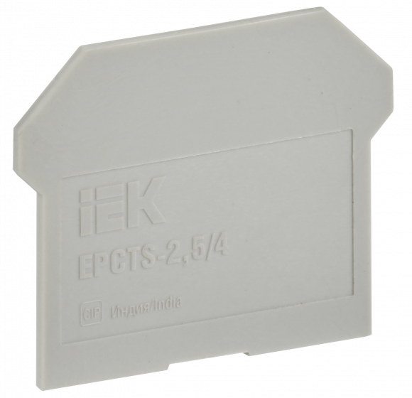 IEK Заглушка для колодки клеммной CTS 2,5/4мм2 серая IEK, YCT10-00-K03-002-ZGL