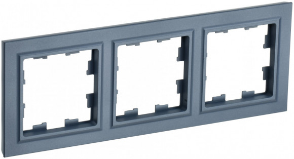 IEK BRITE Рамка 3-местная РУ-3-БрМ маренго IEK, BR-M32-K35