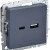 BRITE Розетка USB A+C 18Вт РЮ11-1-БрМ маренго IEK, BR-U22-018-K35