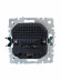 IEK BRITE Розетка 1-местная с заземлением с защитными шторками 16А с USB A+A 5В 3,1А РЮш10-2-БрА алюминий , BR-R14-16-U21-D31-K47