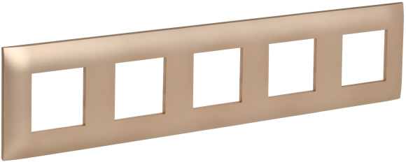 IEK SKANDY Рамка 5-местная SK-F05Sa песочный , SK-M52-K98