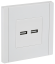 IEK FORTE&PIANO Розетка USB A+A 3,1А FP249 белый , FP-U21-D31-K01 IEK FORTE&PIANO Розетка USB A+A 3,1А FP249 белый , FP-U21-D31-K01