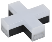 LIGHTING Светильник светодиодный X-образный 1010 12Вт 4000К 180х180х58мм черный IEK, LT-LDCK-X-1010-12-40-K02