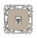 IEK FLITE Розетка компьютерная RJ45 категория 6 UTP РК6-1-0-ФлЛ льняной IEK, FI-K12-2-K88