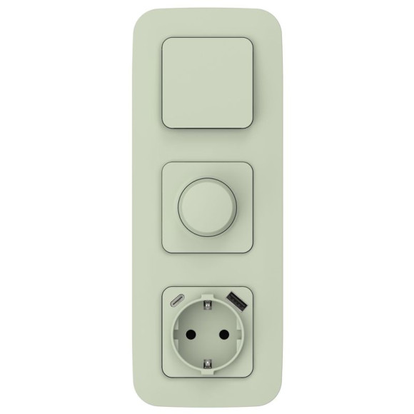 IEK FLITE Розетка 1-местная с заземлением с защитными шторками 16А с USB A+C 20Вт РСЮшс11-0-ФлП панг IEK, FI-R14-16-U22-020-K92