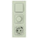 IEK FLITE Розетка 1-местная с заземлением с защитными шторками 16А с USB A+C 20Вт РСЮшс11-0-ФлП панг IEK, FI-R14-16-U22-020-K92