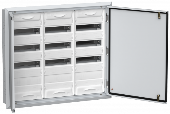 IEK TITAN 5 Корпус металлический ЩРв-144 (3х48) 755х885х130мм IP31 белый (две двери) IEK, TI5-50-V-3X048-31