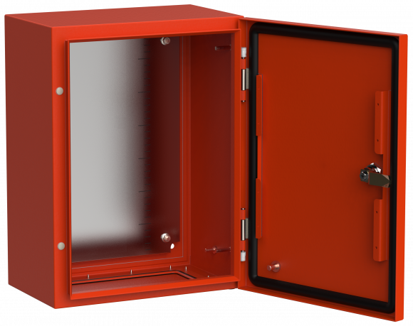 IEK TITAN 5 Корпус металлический ЩМП-40.30.20 УХЛ1 IP66 RAL3020 красный IEK, TI5-13-N-040-030-020-66