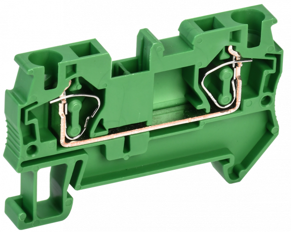 IEK Клемма пружинная КПИ 2в-4 41А зеленый IEK, YZN11-004-K06
