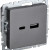 BRITE Розетка USB A+C 18Вт РЮ11-1-БрС сталь IEK, BR-U22-018-K46
