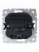 IEK BRITE Розетка 1-местная с заземлением с защитными шторками 16А с USB A+A 5В 3,1А РЮш10-2-БрБ белый , BR-R14-16-U21-D31-K01