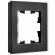 IEK BRITE Рамка 1-местная РУ-1-2-Бр стекло черный матовый , BR-M12-G-31-K02