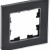 BRITE Рамка 1-местная РУ-1-2-Бр стекло черный матовый IEK, BR-M12-G-31-K02
