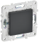 IEK SKANDY Заглушка с суппортом SK-C01G графит , SK-PL10-K53