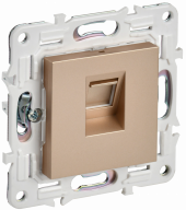 SKANDY Розетка компьютерная RJ45 кат.5E SK-K01Sa песочный , SK-K10-1-K98