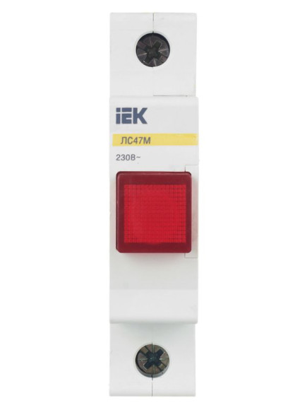 IEK Сигнальная лампа ЛС-47М (красная) (матрица) IEK, MLS20-230-K04