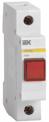 Сигнальная лампа ЛС-47М (красная) (матрица) IEK, MLS20-230-K04